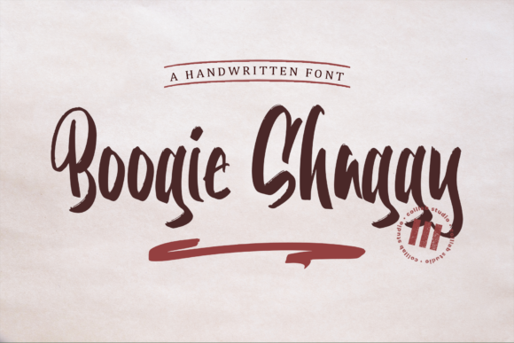 Boogie Shaggy Font Poster 1
