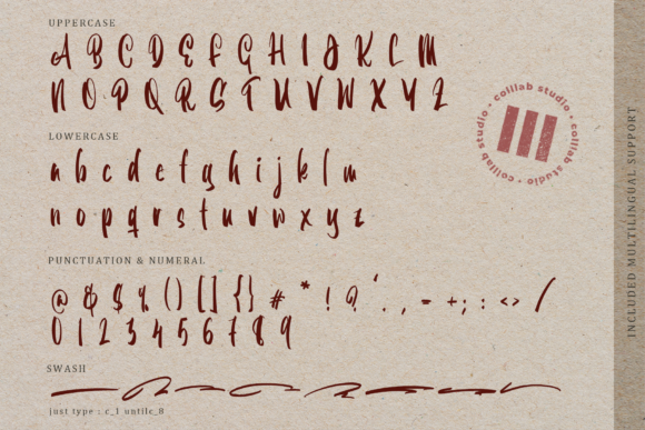 Boogie Shaggy Font Poster 9
