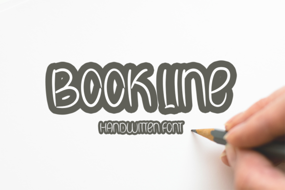 Book Line Font Poster 1