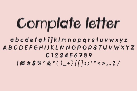 Boom Book Font Poster 4