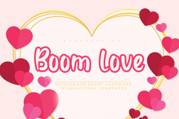 Boom Love Font Poster 1
