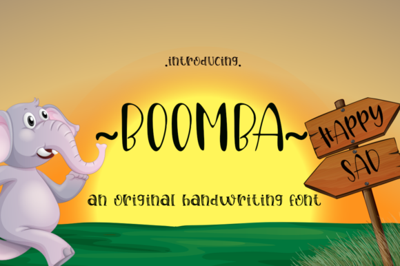 Boomba Font Poster 1