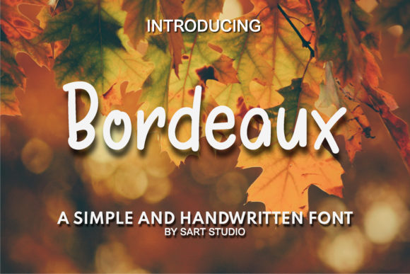 Bordeaux Font Poster 1