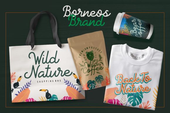 Borneos Font Poster 3
