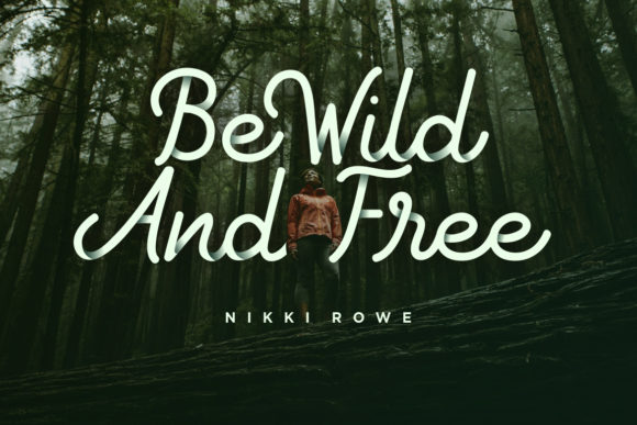 Borneos Font Poster 4