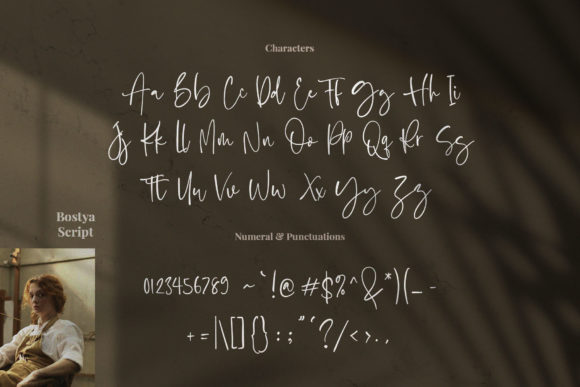 Bostya Font Poster 9