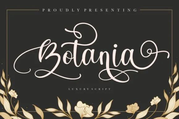Botania Font Botania Font Poster 1