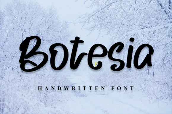 Botesia Font Poster 1