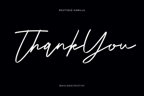 Boutique Kamilla Font Poster 12