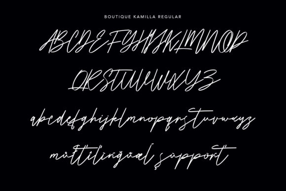 Boutique Kamilla Font Poster 9