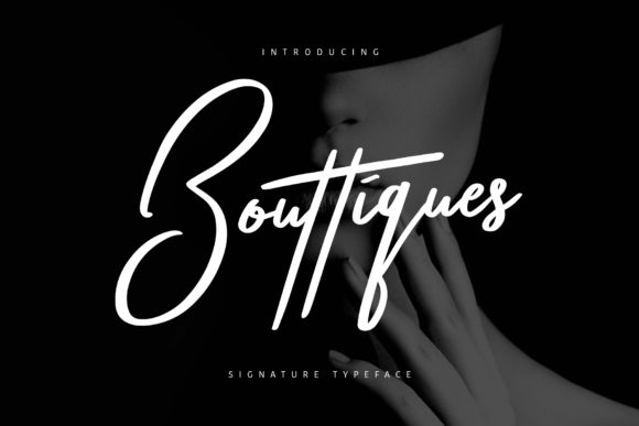 Bouttiques Font Poster 1