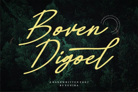 Boven Digoel Font Boven Digoel Font Poster 1