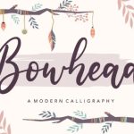 Bowhead Font Poster 1