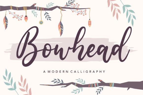 Bowhead Font Poster 1