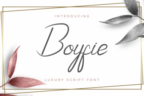 Boyfie Font Poster 1