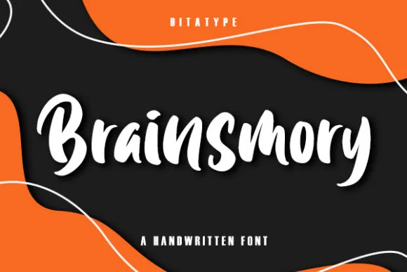 Brainsmory Font Brainsmory Font Poster 1