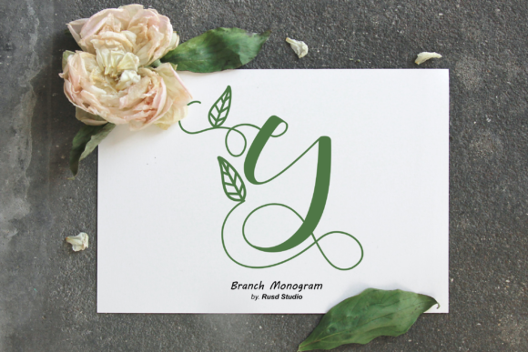 Branch Monogram Font Branch Monogram Font Poster 1
