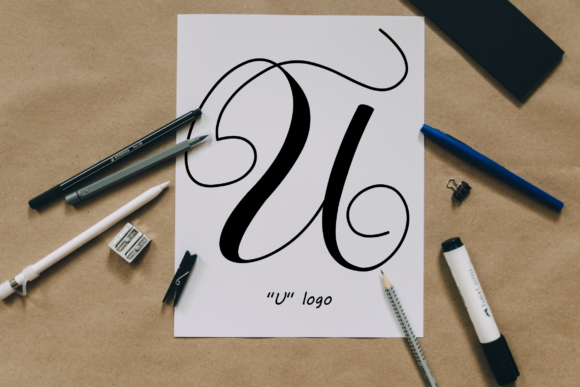 Branch Monogram Font Poster 4