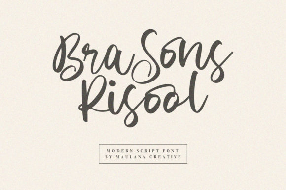 Brasons Risool Font Poster 1