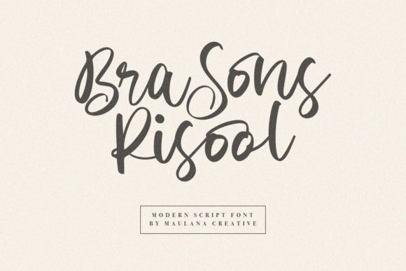Brasons Risool Font Poster 1