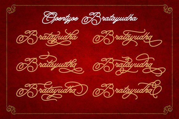 Bratayudha Font Poster 5