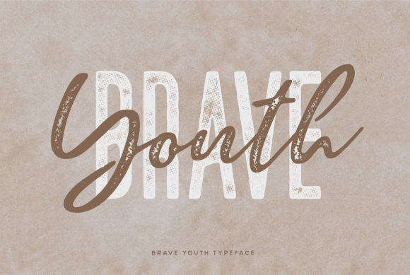 Brave Youth Font Poster 1