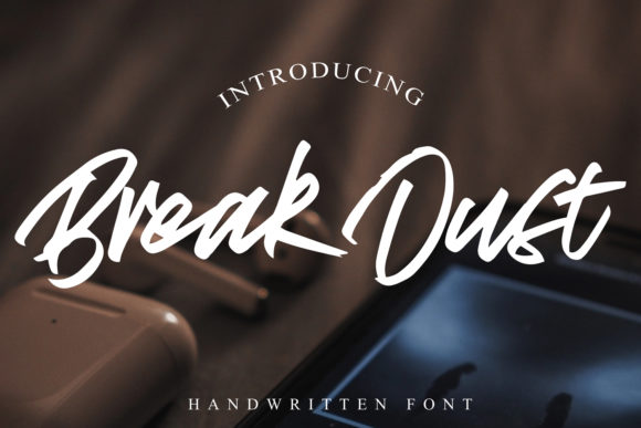 Break Dust Font Poster 1