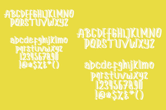 Break Time Font Poster 4