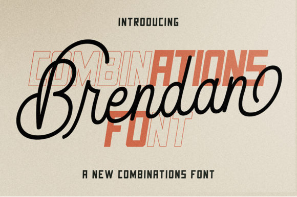 Brendan Duo Font Poster 1