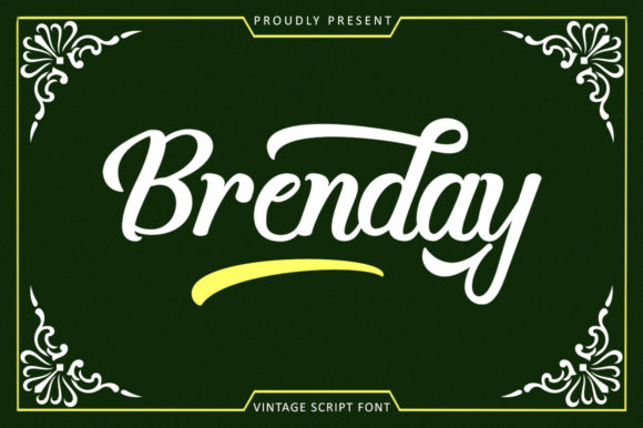 Brenday Font Poster 1