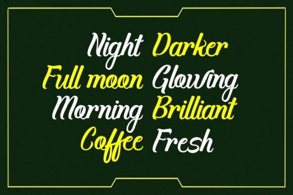 Brenday Font Poster 2