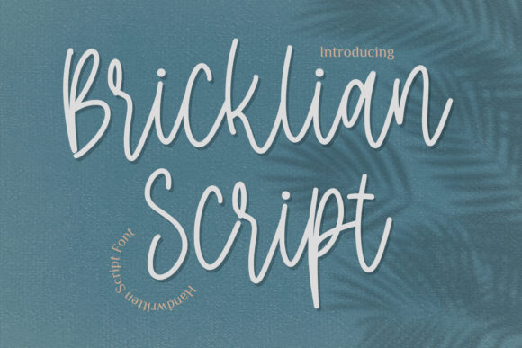 Bricklian Script Font Poster 1