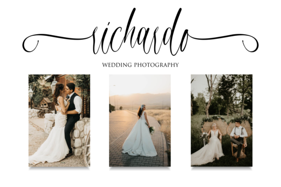 Bridesmaid Font Poster 3