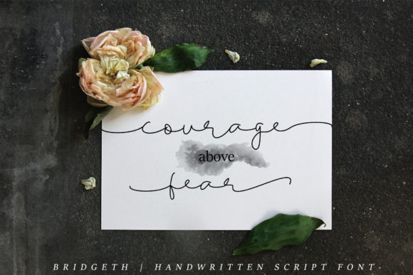 Bridgeth Font Poster 2