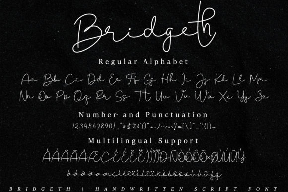 Bridgeth Font Poster 8
