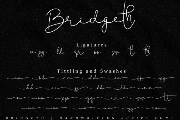Bridgeth Font Poster 9