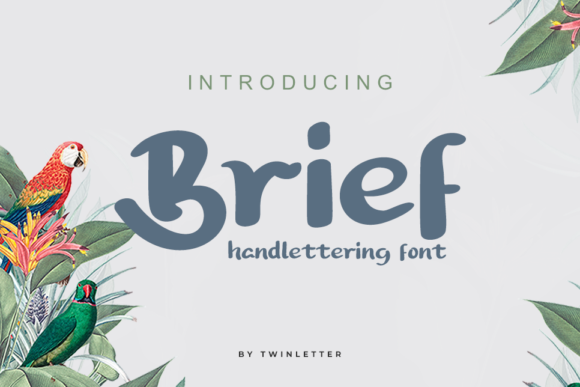 Brief Font Poster 1