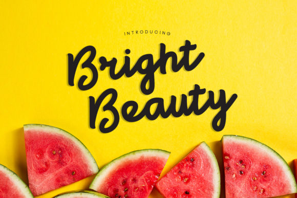 Bright Beauty Font Poster 1