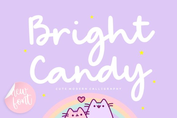 Bright Candy Font Poster 1