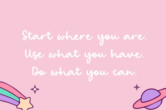 Bright Candy Font Poster 2
