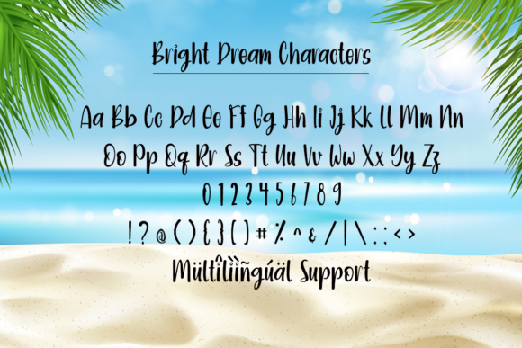 Bright Dream Font Poster 6