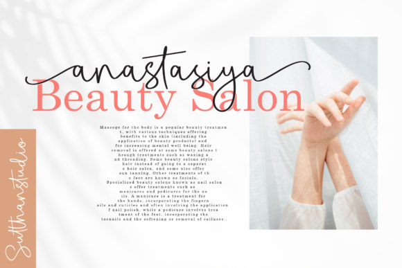 Bright Star Font Poster 2