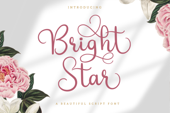 Bright Star Font Poster 1
