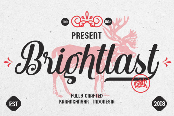 Brightlast Font Poster 1
