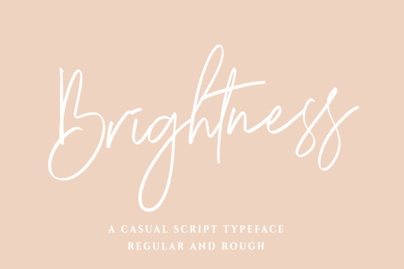 Brightness Font Brightness Font Poster 1