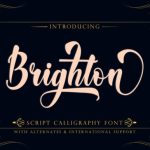 Brighton Font Poster 1