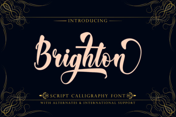 Brighton Font Poster 1