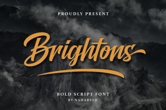 Brightons Font Poster 1