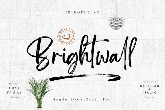 Brightwall Font Poster 1