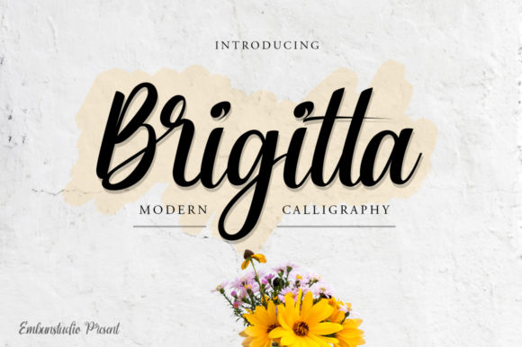 Brigitta Font Poster 1